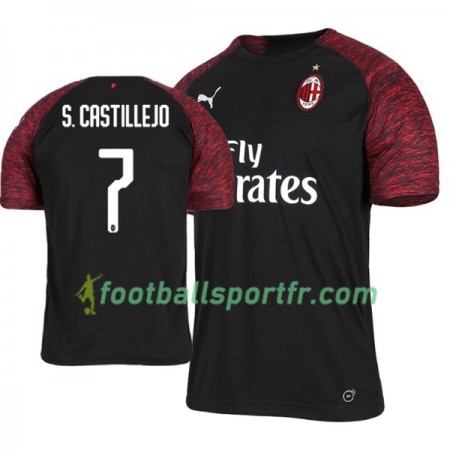 Tenue AC Milan Samu Castillejo 7 Troisième 2018-2019 Maillot de Foot